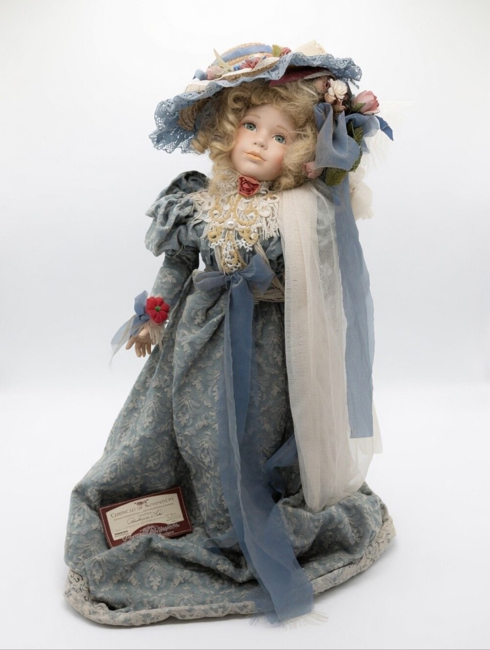 30" Vintage Barbera Lee Sonya Limited Edition Porcelain Doll